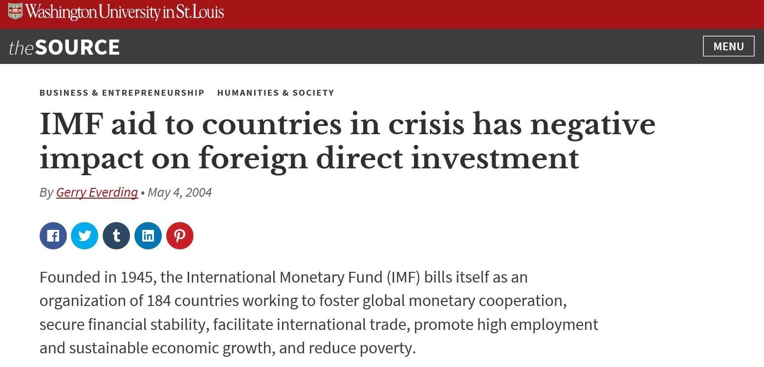 نسخه صندوق بین المللی پول با اقتصاد کشورها چه کرد؟